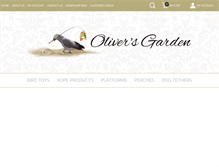Tablet Screenshot of oliversgarden.com